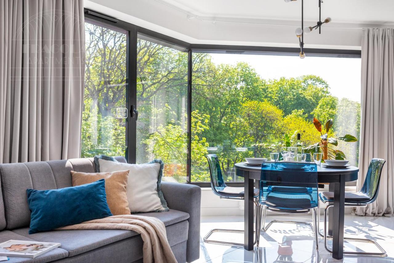 Modern View Of Planty Park Apartman Krakkó Kültér fotó