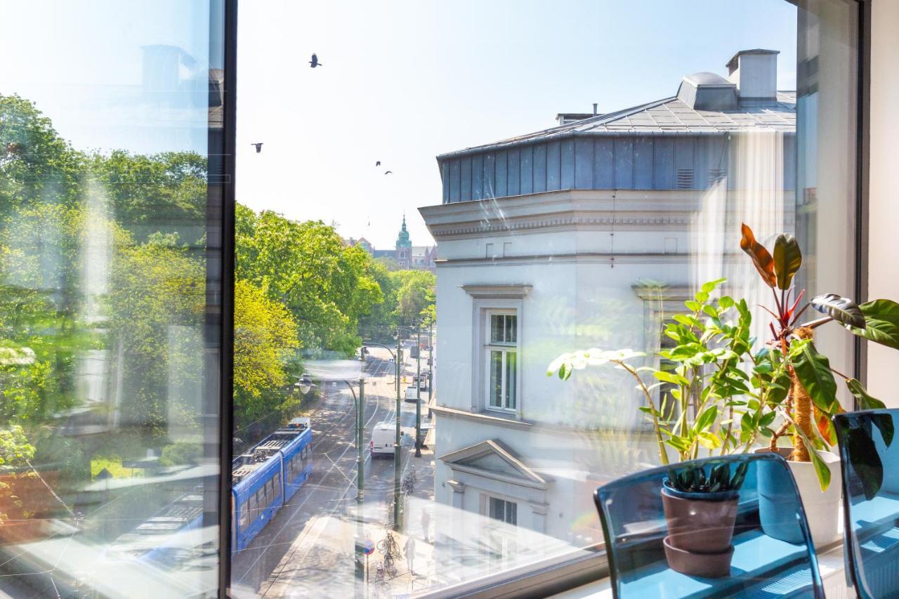 Modern View Of Planty Park Apartman Krakkó Kültér fotó