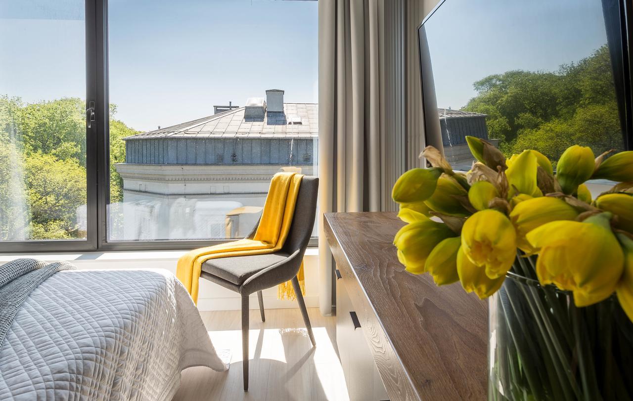 Modern View Of Planty Park Apartman Krakkó Kültér fotó