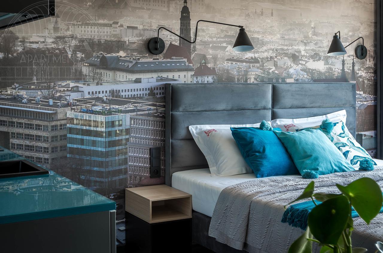 Modern View Of Planty Park Apartman Krakkó Kültér fotó