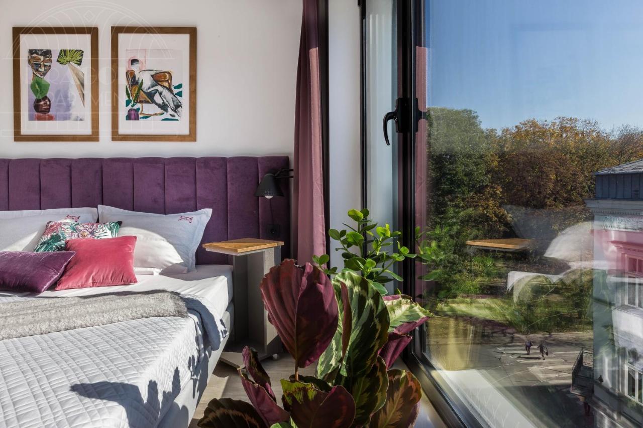 Modern View Of Planty Park Apartman Krakkó Kültér fotó