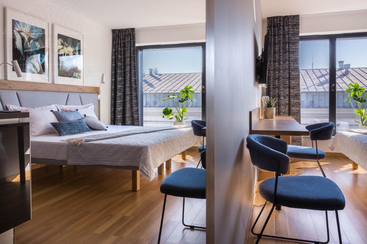 Modern View Of Planty Park Apartman Krakkó Kültér fotó