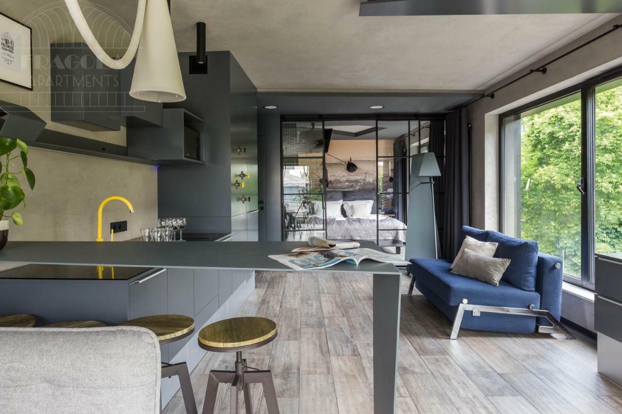 Modern View Of Planty Park Apartman Krakkó Kültér fotó