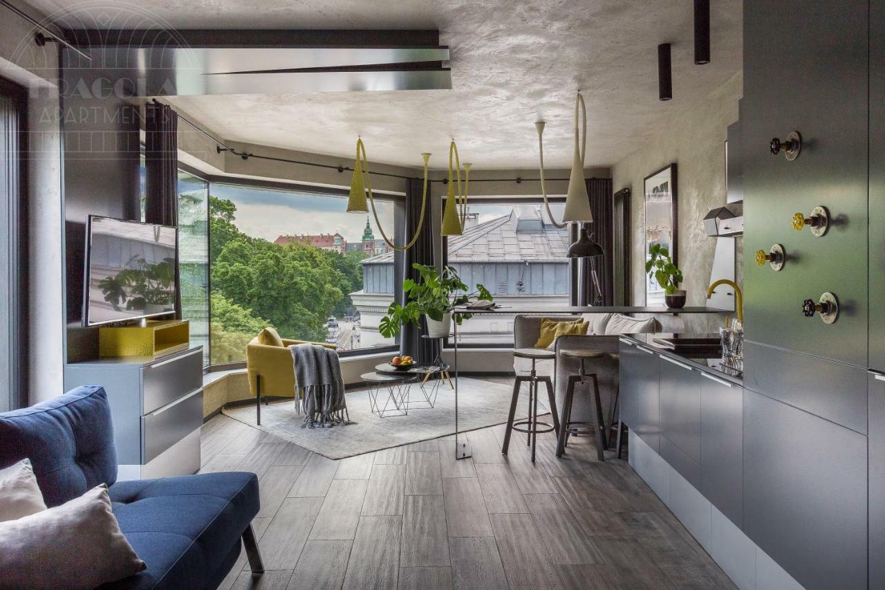 Modern View Of Planty Park Apartman Krakkó Kültér fotó