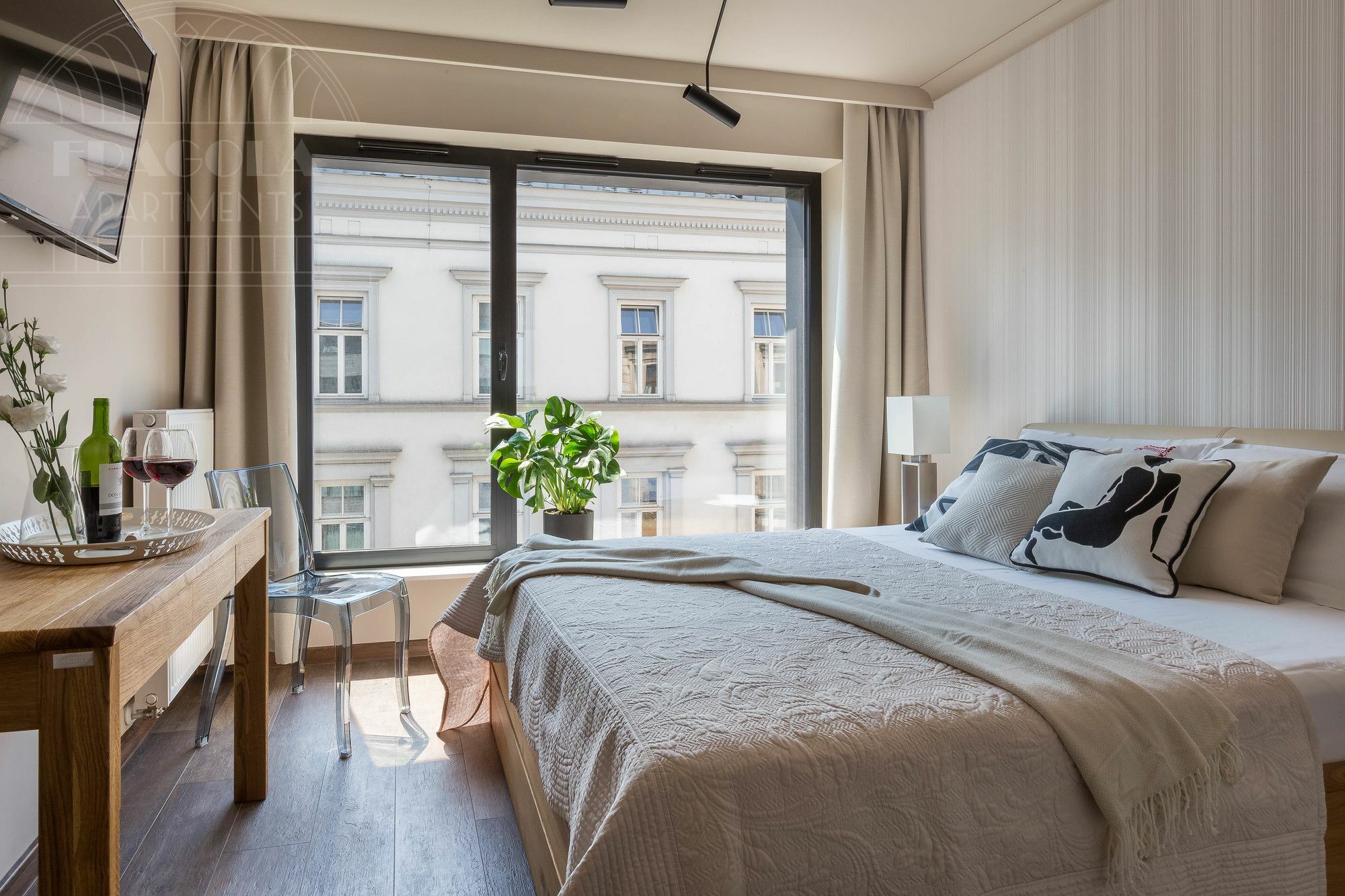 Modern View Of Planty Park Apartman Krakkó Kültér fotó