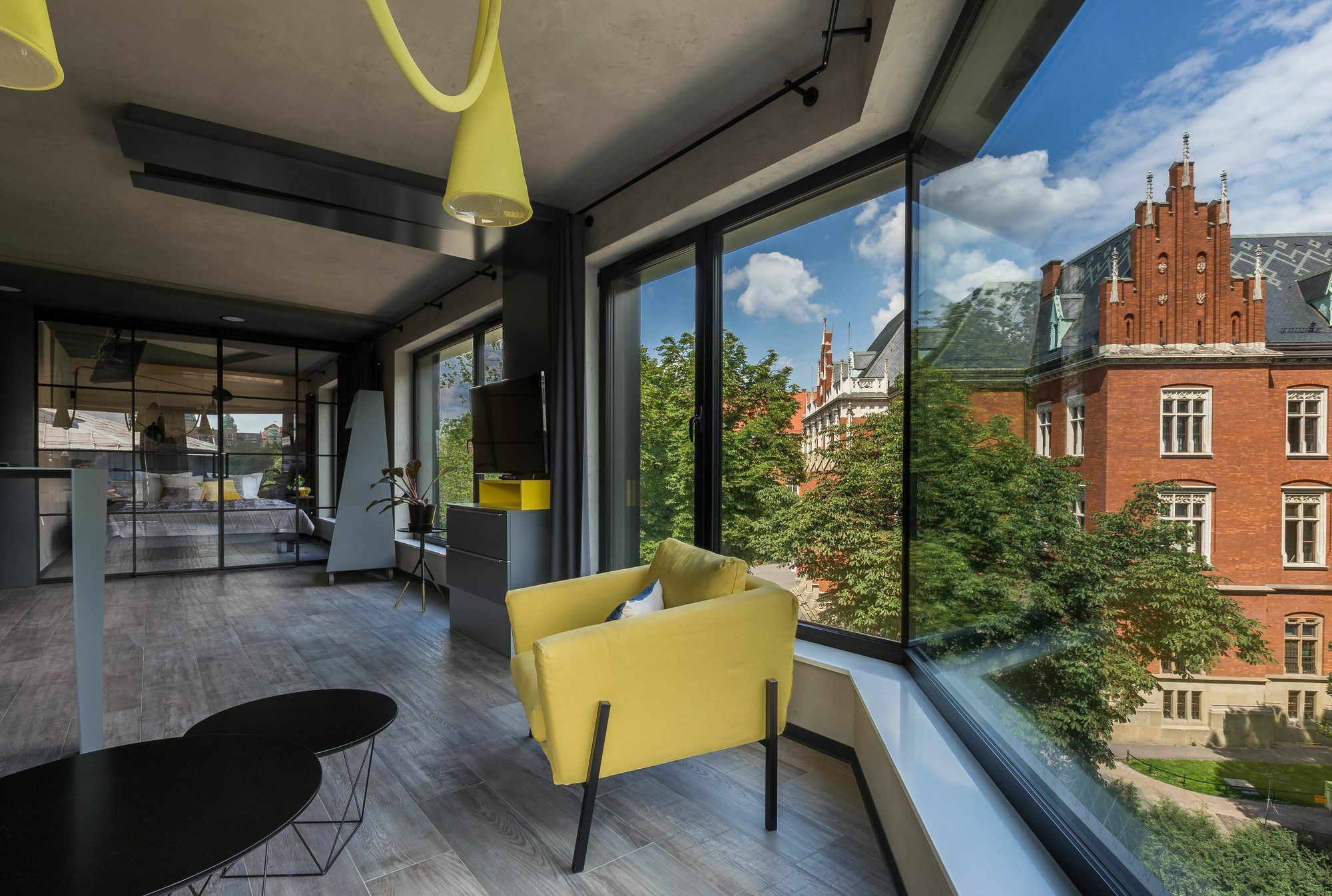 Modern View Of Planty Park Apartman Krakkó Kültér fotó