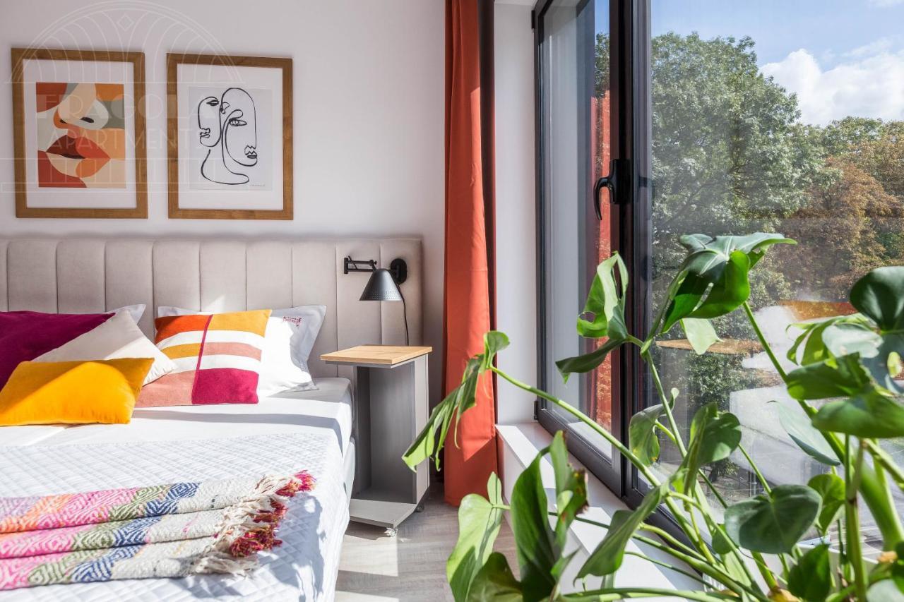 Modern View Of Planty Park Apartman Krakkó Kültér fotó